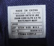 2013 Jason Witten Dallas Cowboy Nike Zoom Code Elite Player Sample Cleats (MEARS LOA)