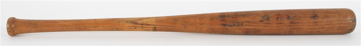 1920's Fred Haney Tigers/Red Sox Spalding Professional Model Game Used Bat (MEARS A8)