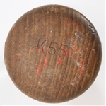 1950s Bill Bruton Milwaukee Braves H&B Louisville Slugger Professional Model Game Used Bat (MEARS LOA)