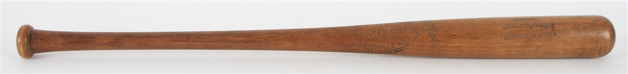 1956-58 Bobby Nig Bragan Pirates/Indians H&B Louisville Slugger Professional Model Bat (MEARS LOA)