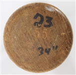 1973-1975 Pete LaCock Bat Chicago Cubs H&B Louisville Slugger Game Used Bat (MEARS LOA)