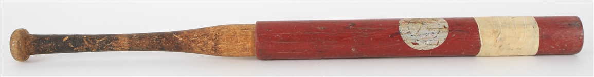 1980's-90's Milwaukee Brewers Milwaukee County Stadium On Deck Circle Weighted Bratt's Bat (MEARS LOA) 