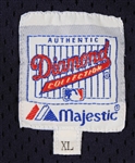 1994 BJ Surhoff Milwaukee Brewers Game Worn Batting Practice Jersey w/ 25 Anniversary Sleeve Patch (MEARS LOA)