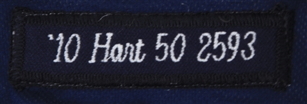 2011 Corey Hart Milwaukee Brewers NL Central Champions Game Worn Signed Jersey (MEARS A10/JSA)