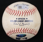 2015 (June 3) Texas Rangers Chicago White Sox Globe Life Park OML Manfred Game Used Baseball (MEARS LOA/MLB Hologram/Fanatics)