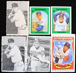 1969 Ron Santo & Don Kessinger Chicago Cubs Topps Deckle Edge Photo Cards w/ Pro Super Stars and Mexican Cards (Lot of 6)