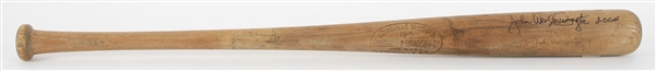 1956-1960 John Wes Covington Milwaukee Braves H&B Louisville Slugger Professional Model Signed Bat (JSA/MEARS LOA)