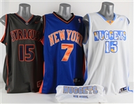 Carmelo Anthony Retail Basketball Jerseys (Lot of 10)