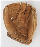 1957 Lew Burdette Milwaukee Braves World Series Champ Player Endorsed Rawlings Store Model Fielders Mitt
