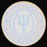1977-86 Seattle Mariners Baseball Club 4" Circular Window Decal