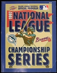 1997 Florida Marlins Atlanta Braves National League Championship Series Program