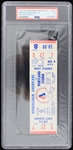 1974 WFL Birmingham Americans vs Portland Storm Full Ticket (PSA EX 5)