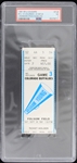 1981 BYU Cougars vs Colorado Buffaloes Jim McMahon 3 TD/Steve Young 2 TD Ticket Stub (PSA NM 7) 