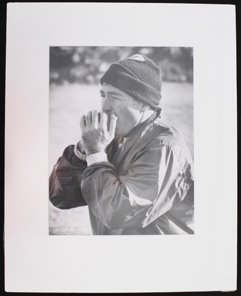 1970s Bart Starr Green Bay Packers 16" x 20" Matted Original Frank Stanfield Award Winning Photo