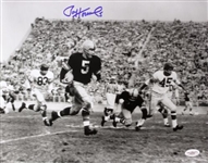 1956 Paul Hornung Notre Dame, Green Bay Packers Signed LE 11x14 B&W Photo *JSA*