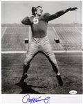 1956 Paul Hornung Notre Dame, Green Bay Packers Signed LE 11x14 B&W Photo *JSA*