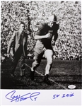 1956 Paul Hornung Notre Dame, Green Bay Packers Signed LE 11x14 B&W Photo *JSA* 