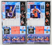 1997 Patrick Roy and Eric Lindros NHL Playmates Pro Zone 12 Sealed Figures (Lot of 2)