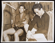 1935 Joe Louis and Max Baer 8x10 Press Photo
