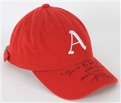 2015 Henry Winkler Fonzie Personally Owned & Worn Happy Days 30th Anniversary Reunion Signed & Inscribed Cap (MEARS LOA/JSA)