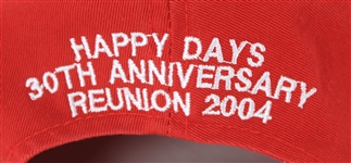2015 Henry Winkler Fonzie Personally Owned & Worn Happy Days 30th Anniversary Reunion Signed & Inscribed Cap (MEARS LOA/JSA)