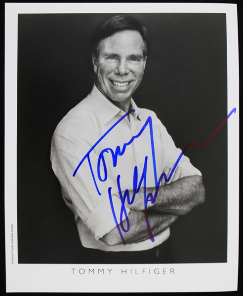 Tommy Hilfiger American Fashion Designer Signed 8x10 Photo (JSA)