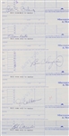 1970s Milwaukee Brewers Signed Sheraton Dallas Hotel Receipts Including Jim Bragan, Tom Murphy, Al Widmar and more (Lot of 25)(JSA)