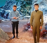 1968 Leonard Nimoy Star Trek TOS Spock's Brain 3.5 x 3.5 Original Photo (PSA Type I)
