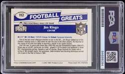 1989 Jim Ringo Green Bay Packers Signed Swell Trading Card (PSA/DNA Slabbed)