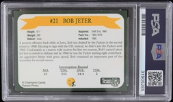 1992 Bob Jeter Green Bay Packers Signed Hall of Fame #71 Trading Card (PSA/DNA Slabbed)