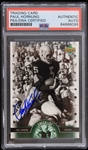2005 Paul Hornung Green Bay Packers Signed Trading Card (PSA/DNA Slabbed)