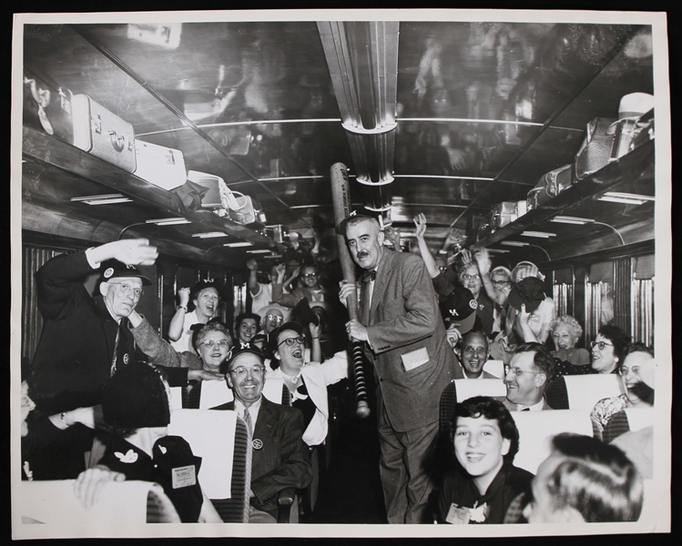 1953 Milwaukee Braves Boosters 11" x 14" Original Photo