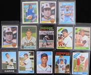 1950's-90's Baseball Trading Cards - Lot of 36 w/ Kirby Puckett Fleer Rookie & More