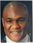 1991 George Foreman World Heavyweight Champion Signed 11" x 14" Photo (JSA)