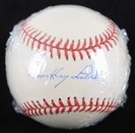 2000s Mickey Lolich Detroit Tigers Signed OML Selig Baseball (JSA)