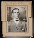 1866-1933 James J. Corbett 12x14 Matted Photo Secretarial Signed by Mrs. James J. Corbett