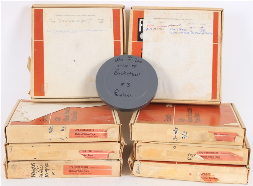 1990s Wisconsin Badgers Basketball Film Reels (Lot of 9)