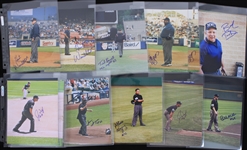 2000's MLB Umpires Signed 8 x 10 Photo Collection - Lot of 60 w/ Joe West, Eric Gregg, Jim Joyce, Tony Randazzo & More