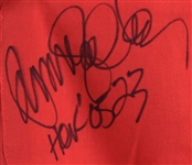 2000's Ryne Sandberg Chicago Cubs Signed Kerry Wood's Strike Zone Bowling Tournament Shirt & Twenty Dollar Bill (JSA)