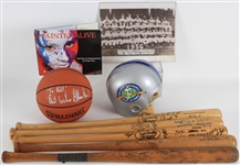 1980s-90s Football Helmets, Baseball Jerseys, Photos & more (Lot of 40+)