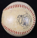 1950s Ernie Banks Monte Irvin Multi Signed ONL Giles Baseball (JSA)