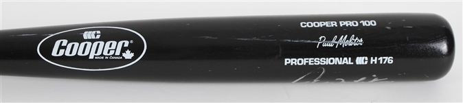 1990s Paul Molitor Milwaukee Brewers Signed Cooper Professional Model Bat (MEARS LOA/JSA)
