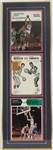1970-71 Milwaukee Bucks 13.5" x 40" Framed Program Display