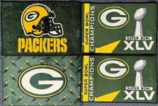 Green Bay Packers, Marquette Golden Eagles & Wisconsin Badgers Area Rugs (Lot of 10)