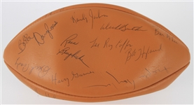 1970 Chicago Bears Team Signed Wilson Football w/ 43 Signatures Including Dick Butkus, Gale Sayers, Bobby Douglass & More (JSA)