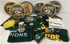 1980s-90s Green Bay Packers Framed Prints, Helmets, Footballs, Clocks & more (Lot of 70+)