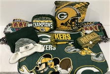 1980s-90s Green Bay Packers Framed Prints, Helmets, Footballs, Clocks & more (Lot of 70+)