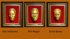 1969 Chicago Cubs Wrigley Field Life Mask Collection by artist Bob Proce