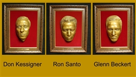 1969 Chicago Cubs Wrigley Field Life Mask Collection by artist Bob Proce
