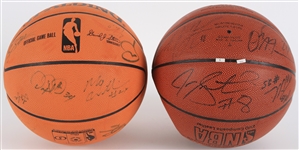 Milwaukee Bucks Signed Basketballs (Lot of 2)(JSA)